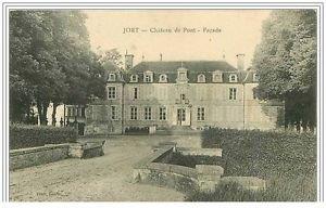 Carte postale ancienne – vue arrière du Château de Pont